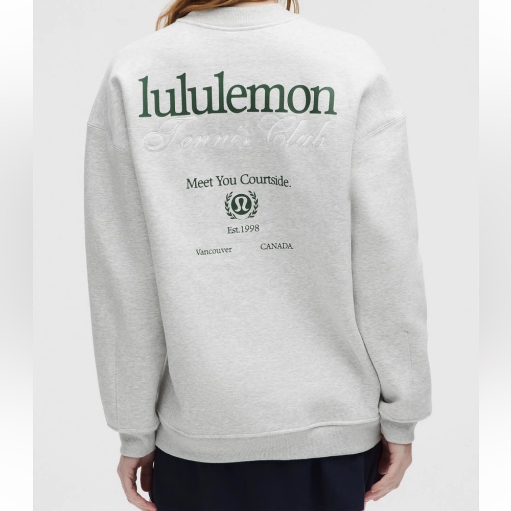 Lululemon Heavyweight Fleece Pullover *Tennis Club